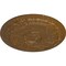 Ekena Millwork Caputo Ceiling Medallion (Fits Canopies up to 6"), 24 1/4"OD x 1 1/2"P, Smokey Topaz Crackle CM24CASTC - alternate 2
